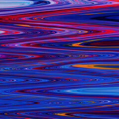 Dynamic neon turquoise fluid pattern