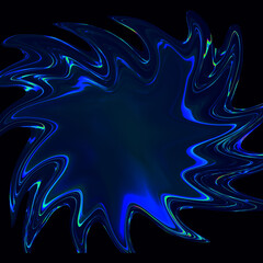 Vibrant neon liquid abstract texture