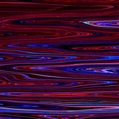 Electric teal glossy abstract flow