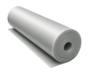 Moisture-resistant polyethylene foam underlayment for laminate floors.