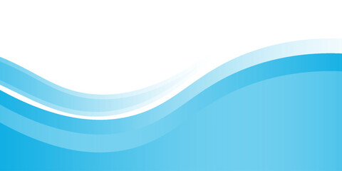Blue and white business wave banner background. vector eps 10