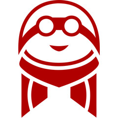 Friendly Mascot Ticket Flyer SVG