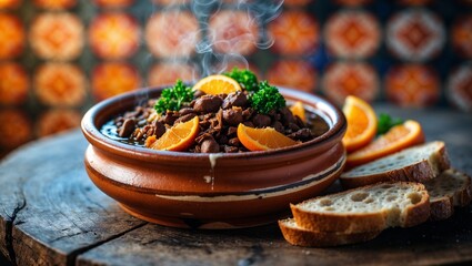 Feijoada in Ceramic Pot