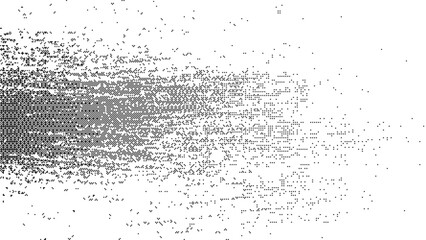 Retro pixel bitmap gradient with dither texture and abstract 8bit halftone pattern for vintage game inspired background