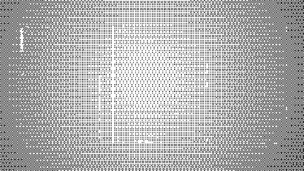 Pixelated bitmap gradient with classic game style dither pattern and abstract halftone texture for retro digital art