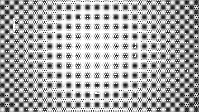 Pixelated bitmap gradient with classic game style dither pattern and abstract halftone texture for retro digital art