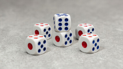 dice on the table