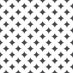 Seamless pattern with geometric stars