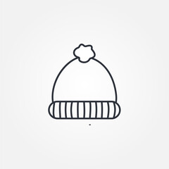 santa hat icon symbol illustration vector eps10 logo template design pattern seamless bright minimal design flat design realistic style simple design modern design