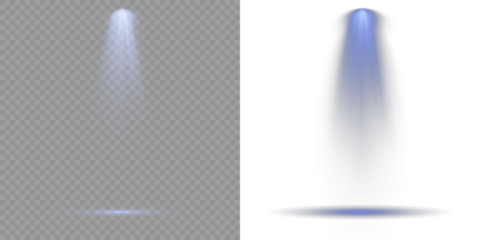 Stage lighting creates dramatic beams in concert visuals. Light Effects. Overlay effects simulate professional studio illumination. Row of spotlights. Concert lighting set includes soft beams. Scene.