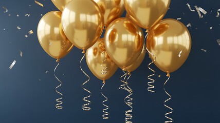 new year party balloons