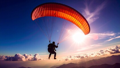 大空へ羽ばたくパラグライダー4