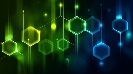 futuristic neon gradient tech background with glowing geometric abstract lines