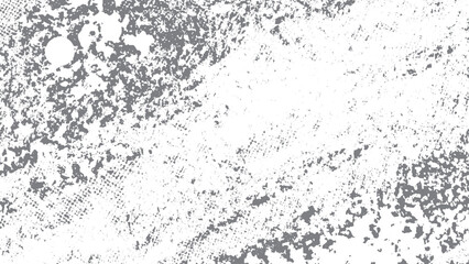 Old monochrome wall texture with rough plaster and worn pattern for vintage graphic use. White and black cement texture with aged surface marks for retro background design. 