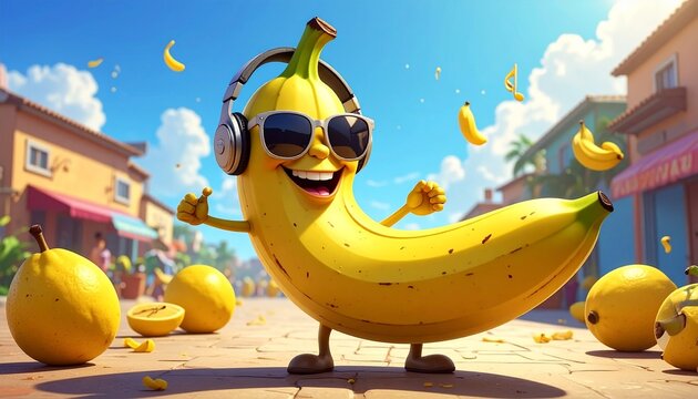 Tanzende Banane