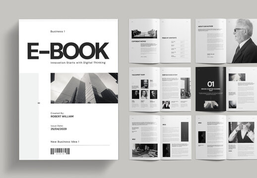 Ebook Template Layout