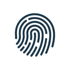 Fingerprint represents unique identity and security in digital age, symbolizing personal authentication and access control with modern technology.