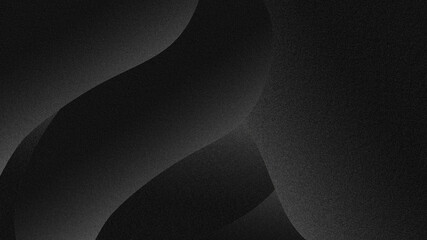 Gray Black Abstract Grainy texture Background. Black white gray ombre gradient with soft blur,...