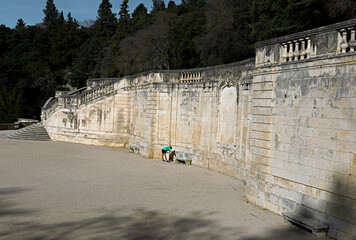 jardin de la fontaine à Nîmes