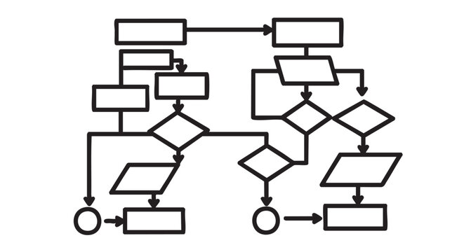 ## **10. Trading algorithm flowchart outline vector**
