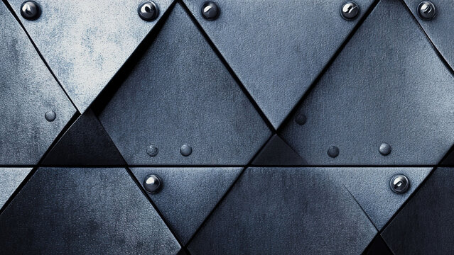 triangle pyramid metal iron texture background
