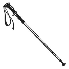 vector illustration of crutches