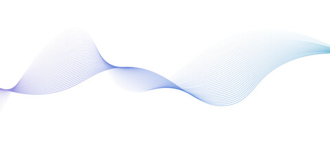 Abstract wave lines smooth flowing dynamic blue purple pink combination color gradient