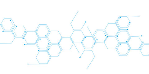 Obraz premium abstract geometric blue texture background. blue hexagon 3D background texture. 3d rendering illustration. Clear pattern abstract background hexagon .Futuristic abstract banner.