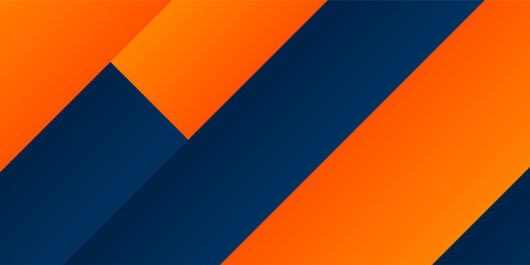 Abstract color of dark blue and orange square theme background. Modern luxury design. Simple vector. eps 10.