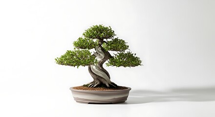 Twisted bonsai tree
