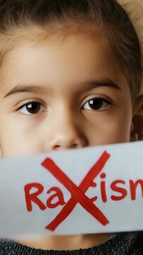 Racism end message: unity call, equal voice, moral progress, social respect, kind resolve, global bond, human dignity, public awareness, shared empathy, just peace, healing stance
