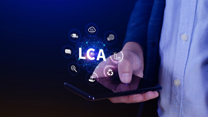 LCA, Life cycle assessment concept, ISO LCA standard aims to limit climate change, Methodology for assessing environmental impacts associated on value chain product.