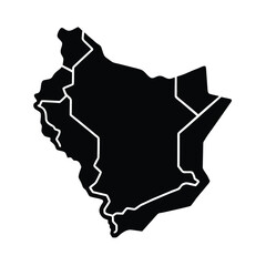 Kenya Map Outline Icon