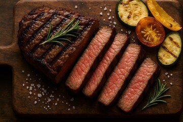 grilled beef steak