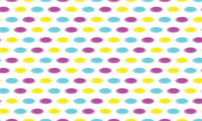 Ikat Watercolor Seamless Pattern in Soft Blurred Tones