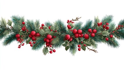 Festive Christmas garland