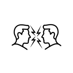 Obraz premium icon conflict