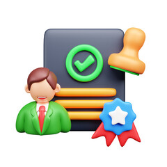 Business & Finance 3D Icon  Corporate, Strategy, Marketing & Management Illustrations