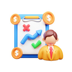 Business & Finance 3D Icon  Corporate, Strategy, Marketing & Management Illustrations