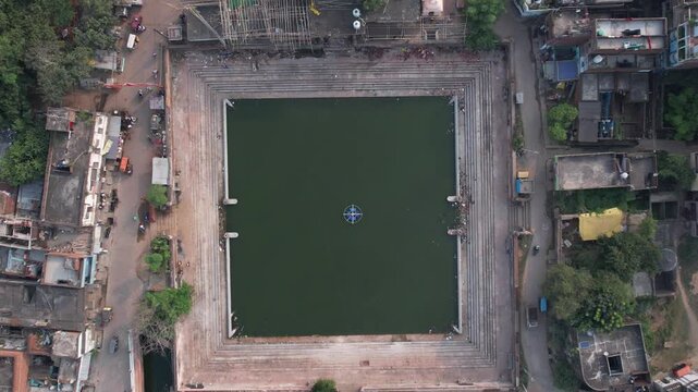 Pond in a small town in Nalanda, Bihar, India