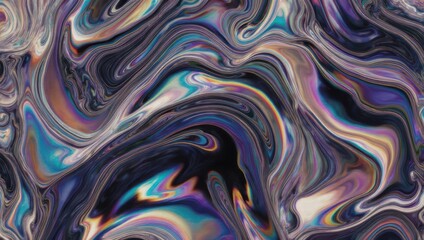 Abstract Swirling Colors and Textures.