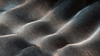 Abstract Waves of Light and Shadow - A Textured Landscape.