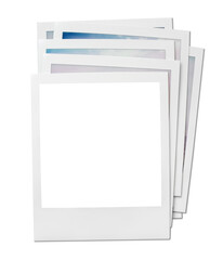 Vintage Polaroid, instant photo frame isolated in transparent PNG, polaroid frame - isolated design element