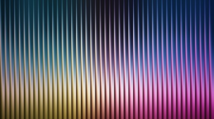 Abstract background with vertical lines and gradient of rainbow color