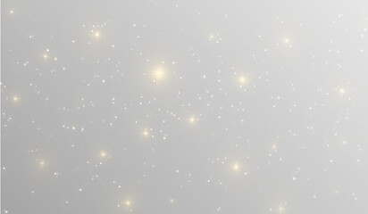 Golden stardust spreads with warm shimmering flashes. Small glowing sparks drift across the scene....