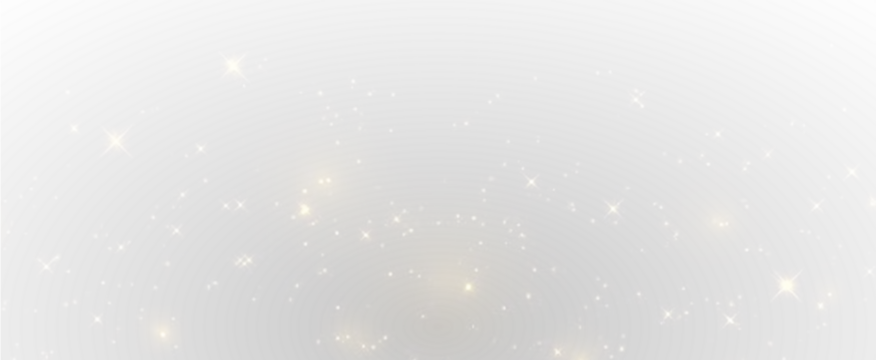 Golden sparkles float smoothly with a warm shimmering tone. Tiny flashes rise gently between the particles. The shine builds a festive elegant mood.