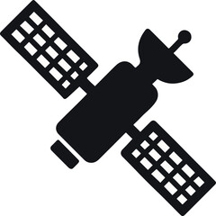 satellite vector silhouettes