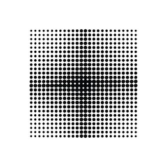 Abstract grunge halftone sqare dot pattern white background