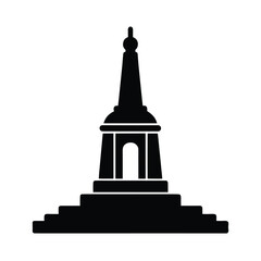 Luanda Monument Silhouette Icon