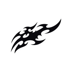 Tribal tattoo vector art design, Tribal tattoo ornament. Vector design sketch.